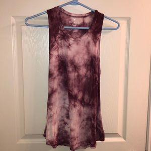 American Eagle Wash Dye Tank Top